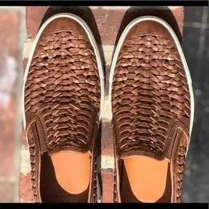 Frye | Shoes | Frye Gabe Woven Slip On Brown Sz 9 | Poshmark display picture 2